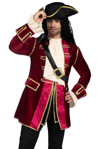 Leg Avenue 4 Piece Pirate Captain Costume Set in Multi 