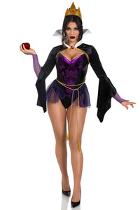 Leg Avenue 4 Piece Poison Queen Set in Black  from SexyShoes.com