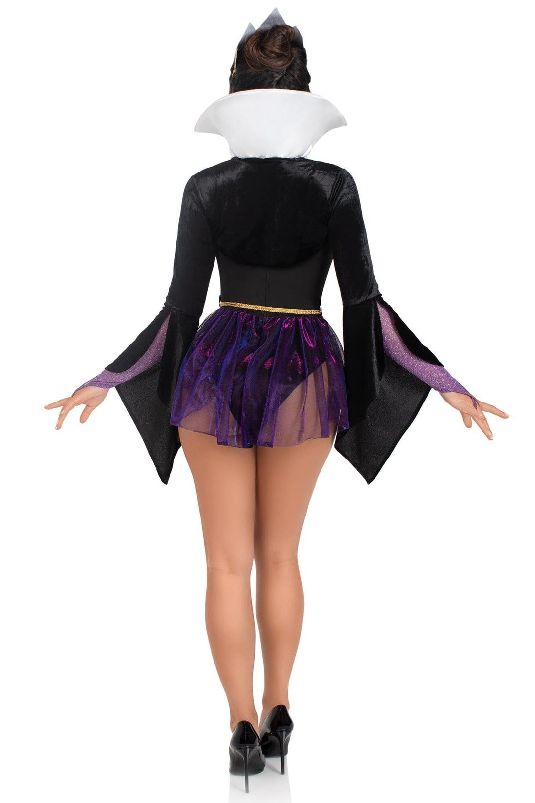 Leg Avenue 4 Piece Poison Queen Set in Black 