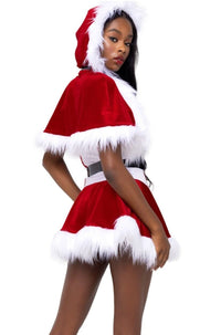 Roma Costumes 4PC Northpole Vixen in Red 