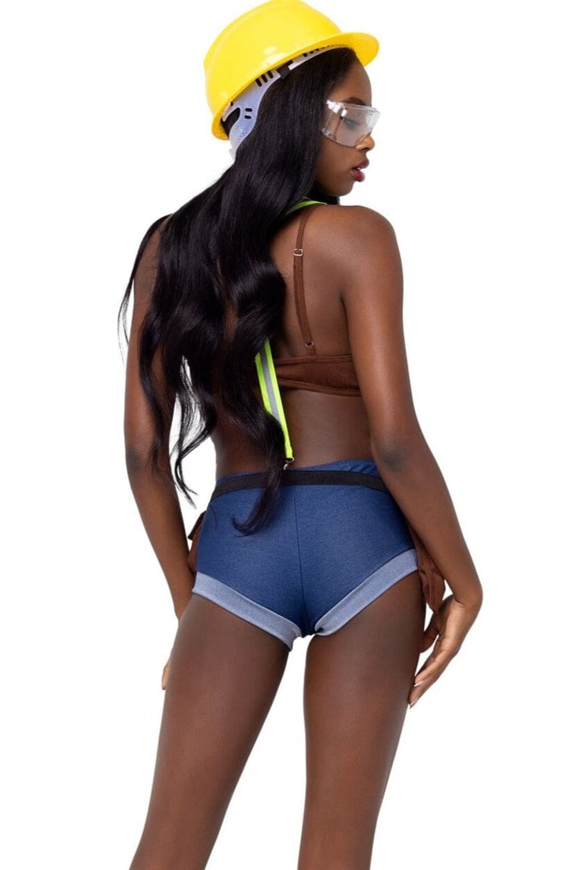 4PC Work It Construction Hottie-Uniformed Costumes-SEXYSHOES.COM
