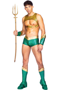 4pc Aqua Hunk-Hero Costumes-SEXYSHOES.COM