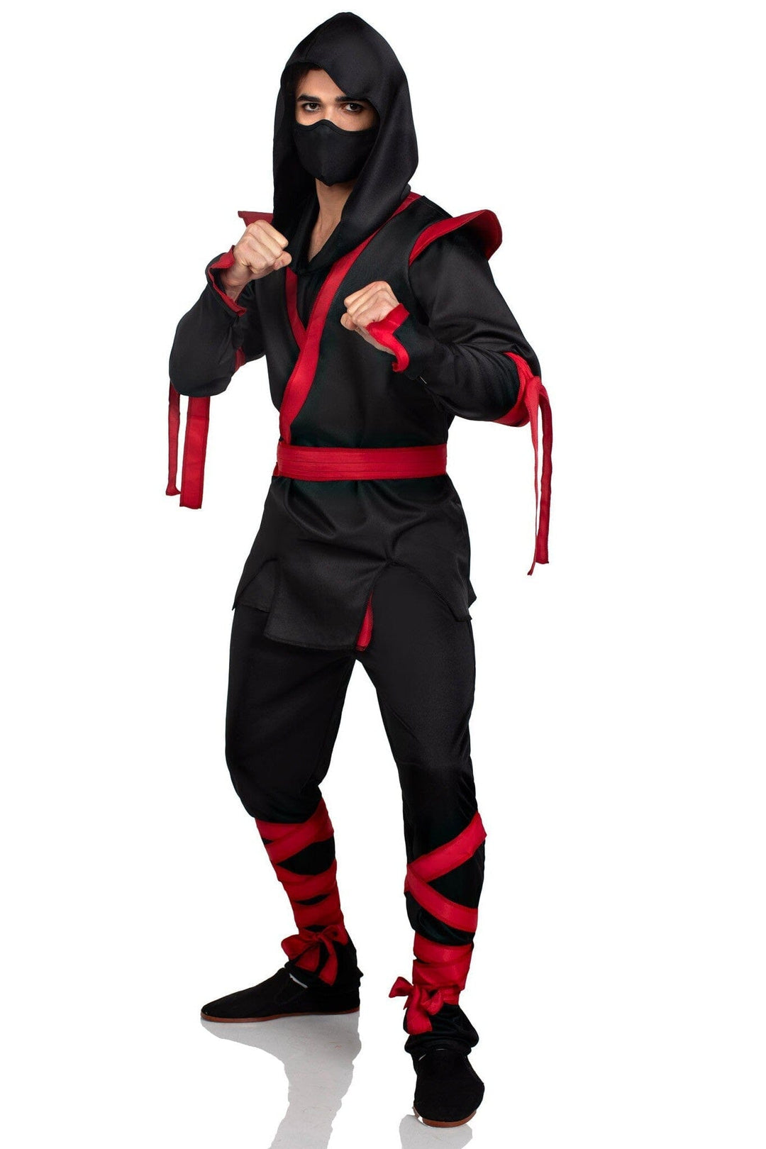 Leg Avenue 5 Piece Ninja Costume Set in Black  from SexyShoes.com