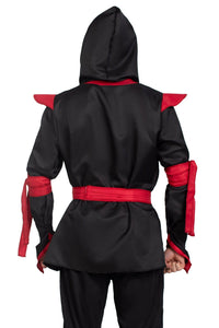 Leg Avenue 5 Piece Ninja Costume Set in Black 