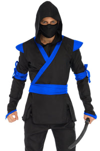 Leg Avenue 5 Piece Ninja Costume Set in Black 