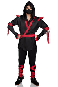 5 Piece Ninja Costume Set-Ninja Costumes-SEXYSHOES.COM