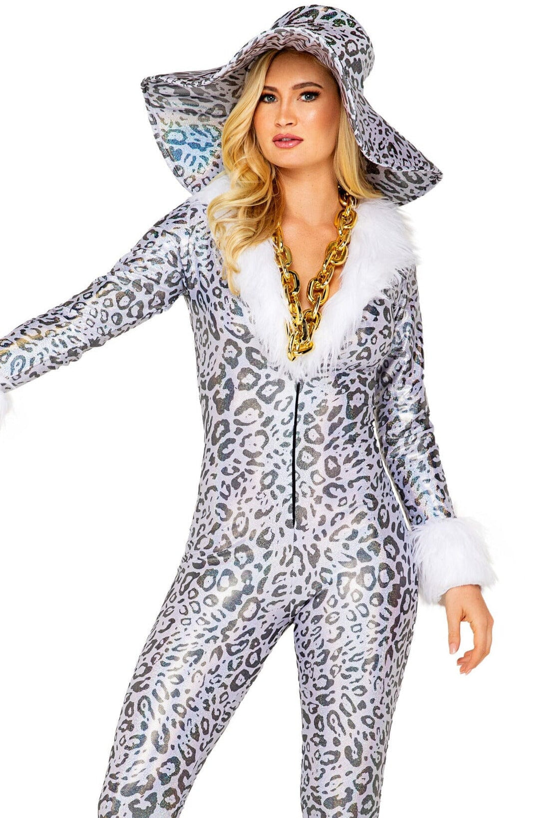 Roma Costumes Money Trap Diva Costume in White  from SexyShoes.com