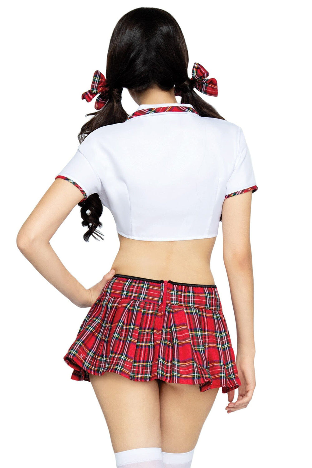 Leg Avenue Miss Prep School Girl Costume in Red 