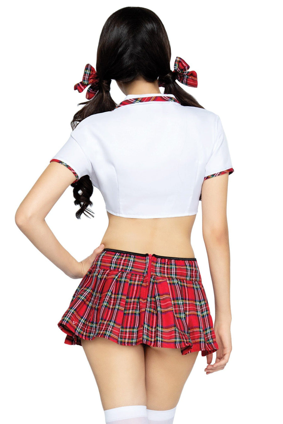 Leg Avenue Miss Prep School Girl Costume in Red 