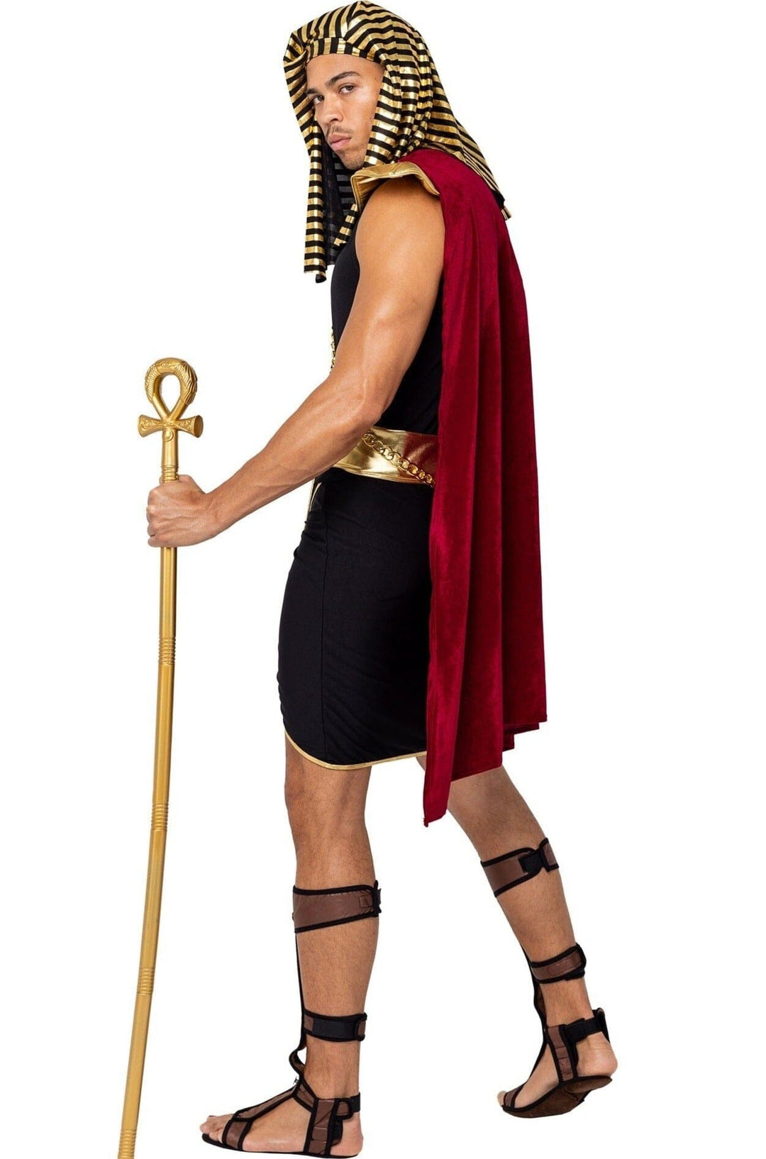 Roma Costumes 5PC Mighty Pharaoh in Black 