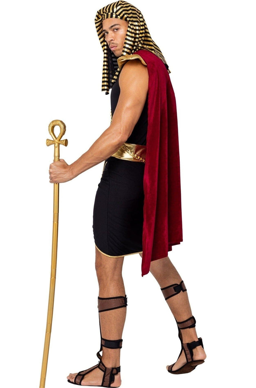 Roma Costumes 5PC Mighty Pharaoh in Black 
