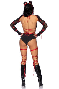 5 Piece Lethal Ninja-Ninja Costumes-SEXYSHOES.COM