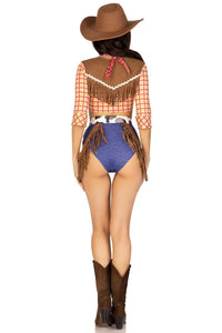 Leg Avenue 5PC. Playful Cowboy in Multi 