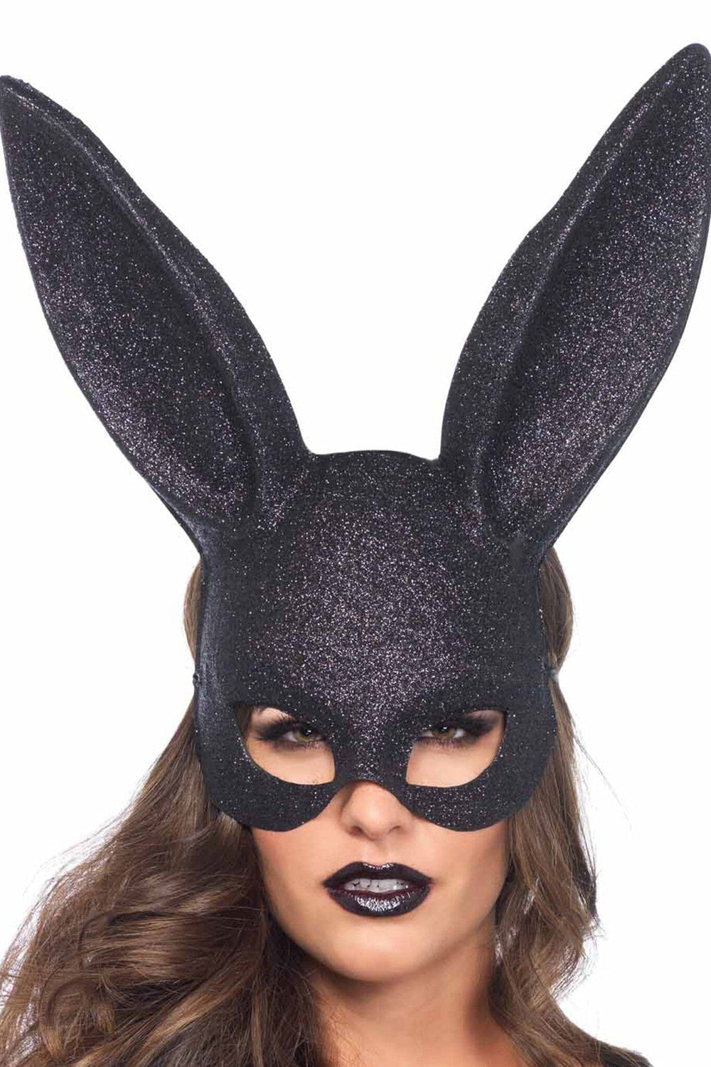 6 Piece Glitter Masquerade Rabbit Mask-Costume Headwear-SEXYSHOES.COM