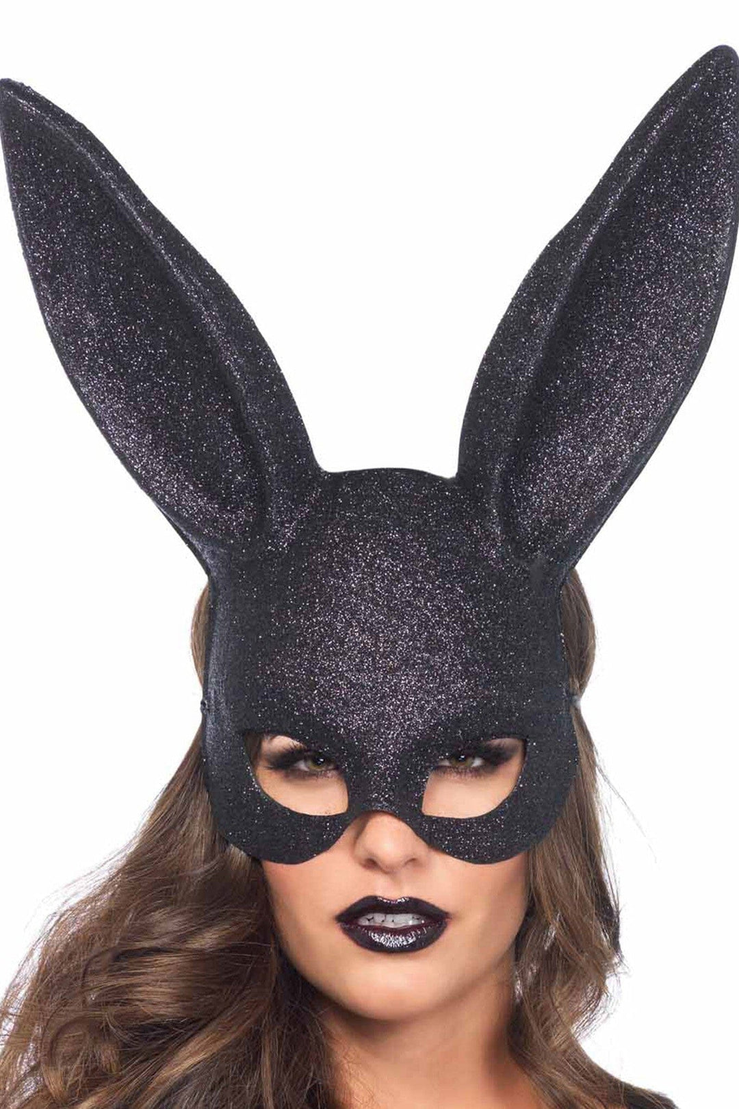 6 Piece Glitter Masquerade Rabbit Mask-Costume Headwear-SEXYSHOES.COM