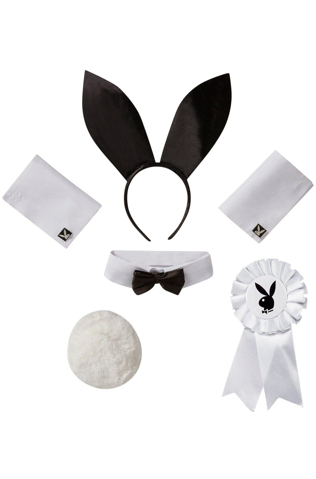 Roma Costumes 6 Piece Playboy Accessories Kit in Black  from SexyShoes.com