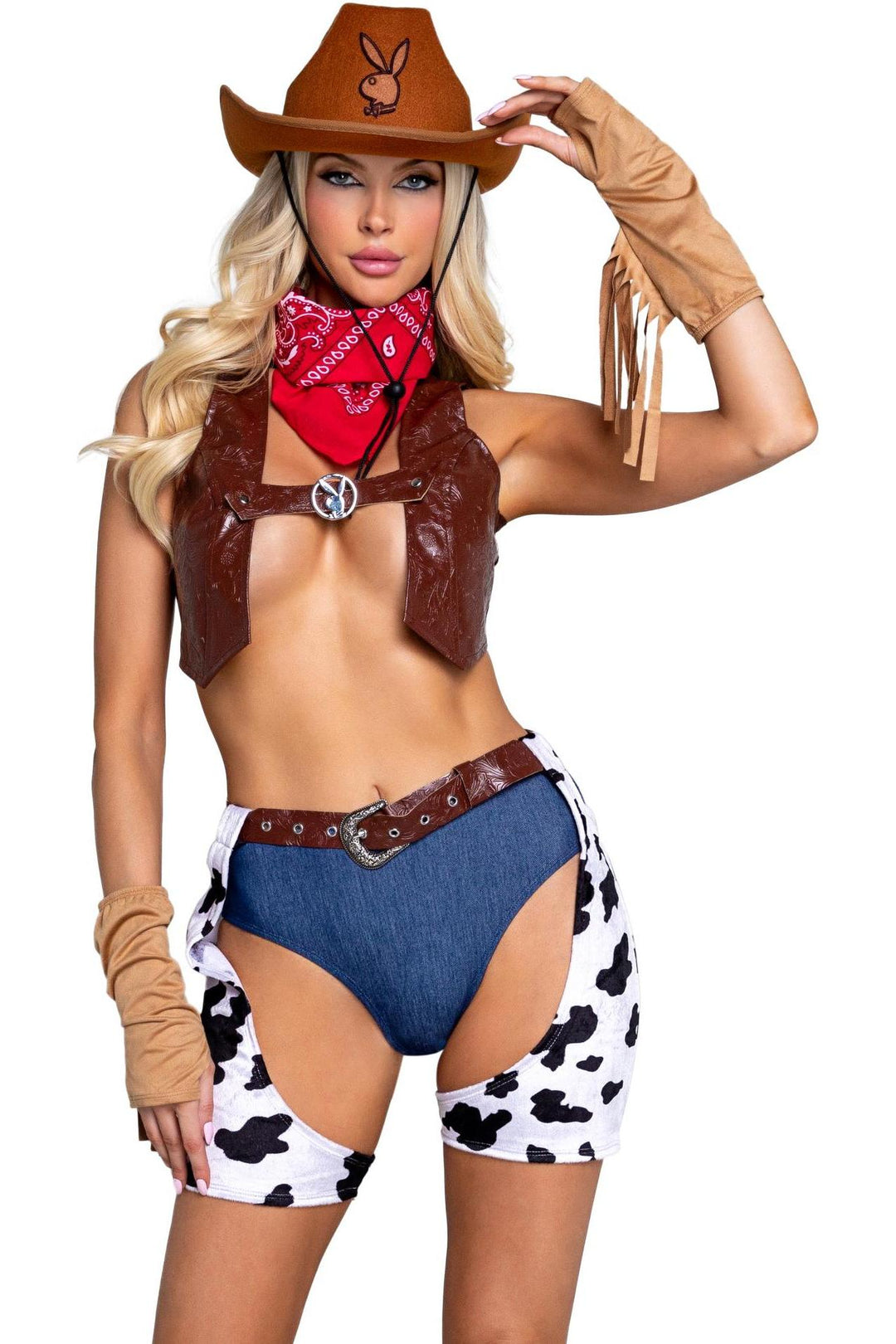 Roma Confidential 6PC Playboy Cowgirl Ranch Babe in Brown 