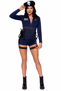 Leg Avenue 6 Piece Handcuff Hottie in Blue 