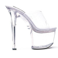 Ellie Shoes 711 VANITY Stripper Slide in Clear Patent from SexyShoes.com