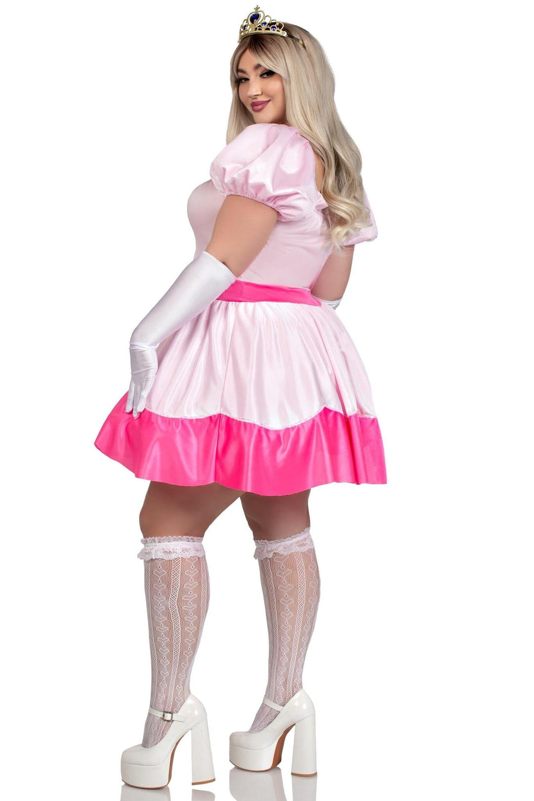 Leg Avenue 4 Pc Plus Size Princess Set in Pink 