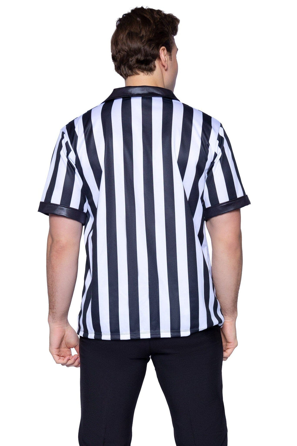 Leg Avenue 2 Piece Men's Referee Shirts in Black 