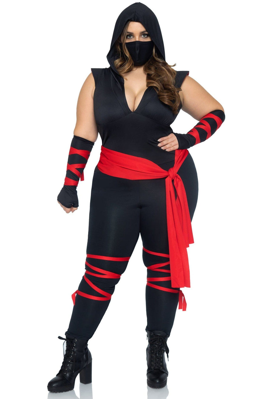 4 Piece Deadly Ninja-Ninja Costumes-SEXYSHOES.COM
