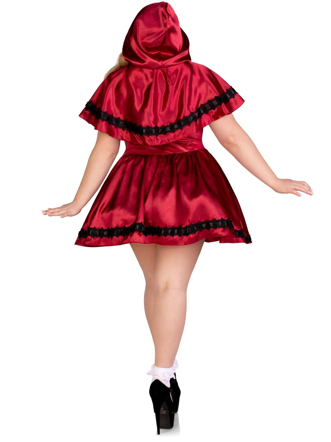 Plus Size Gothic Red Riding Hood Costume-Fairytale Costumes-SEXYSHOES.COM