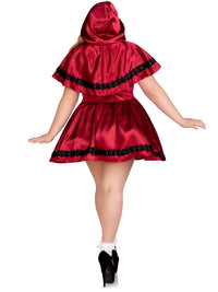 Plus Size Gothic Red Riding Hood Costume-Fairytale Costumes-SEXYSHOES.COM
