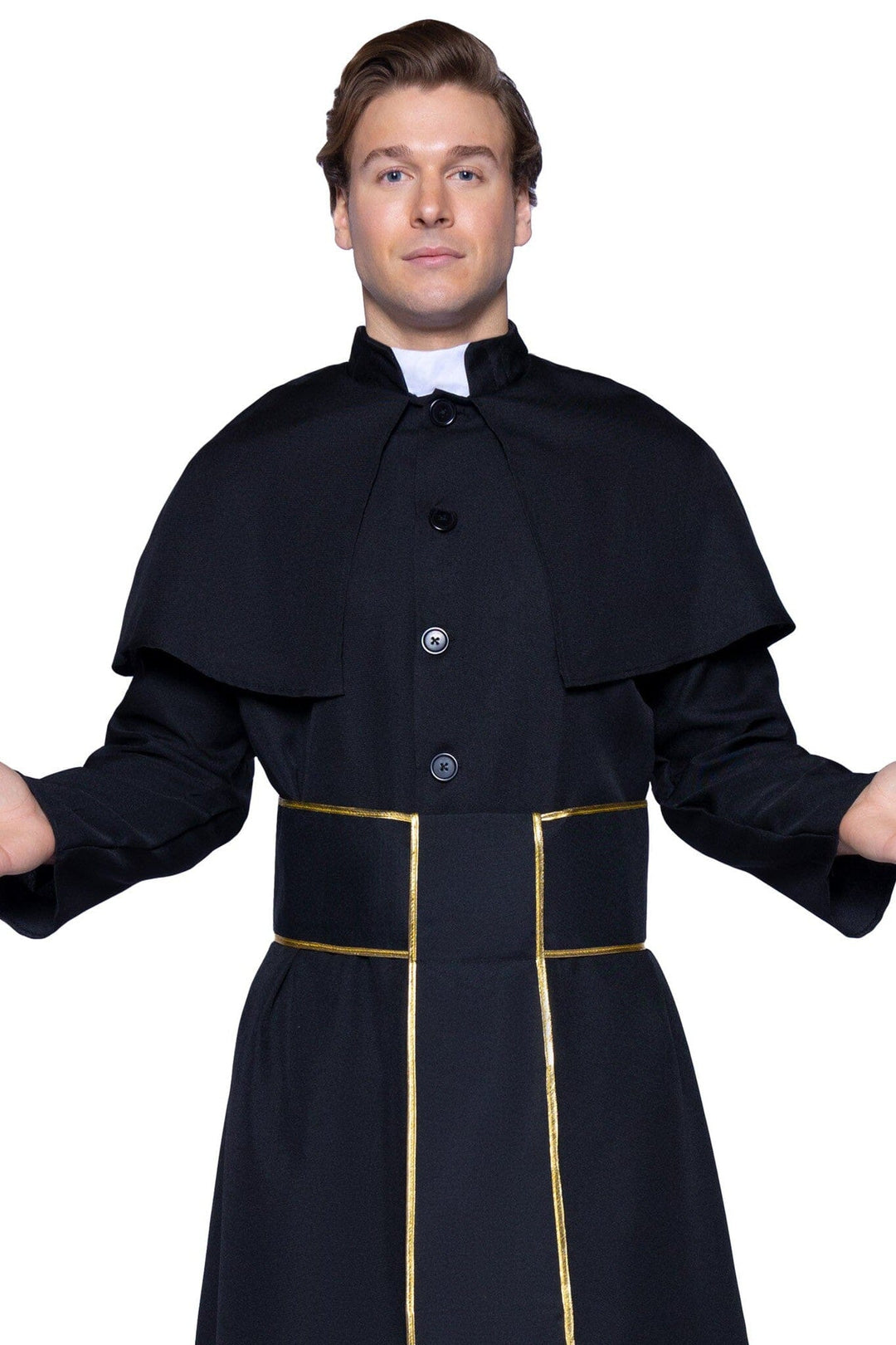 2 Piece Priest Costume-Uniformed Costumes-SEXYSHOES.COM