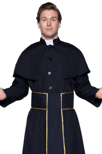 2 Piece Priest Costume-Uniformed Costumes-SEXYSHOES.COM