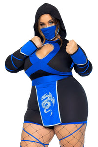 3 Piece Dragon Ninja-Ninja Costumes-SEXYSHOES.COM