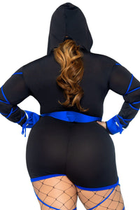 Leg Avenue 3 Piece Dragon Ninja in Black 