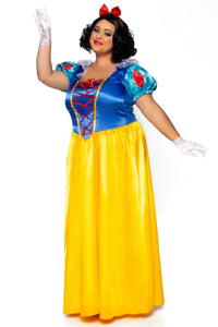 2 Pc Classic Snow White Plus Size-Princess Costumes-SEXYSHOES.COM