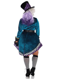 Leg Avenue Plus Size Delightful Hatter Costume in Multi 