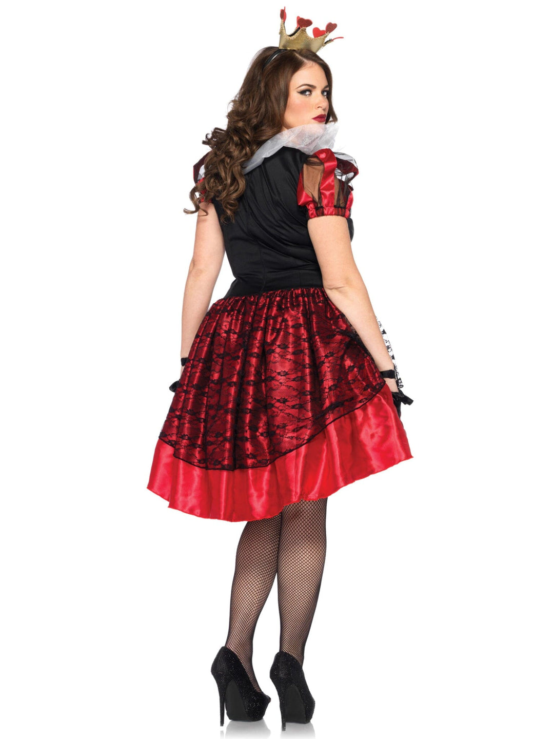 Leg Avenue Plus Size Royal Red Queen Costume in Black 