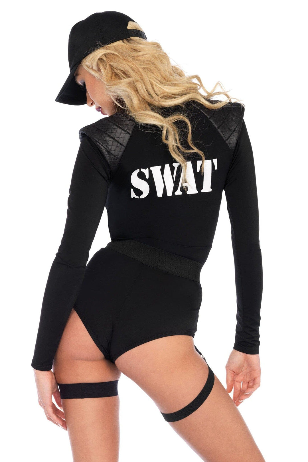 Leg Avenue 5 Piece SWAT Team Babe in Black 