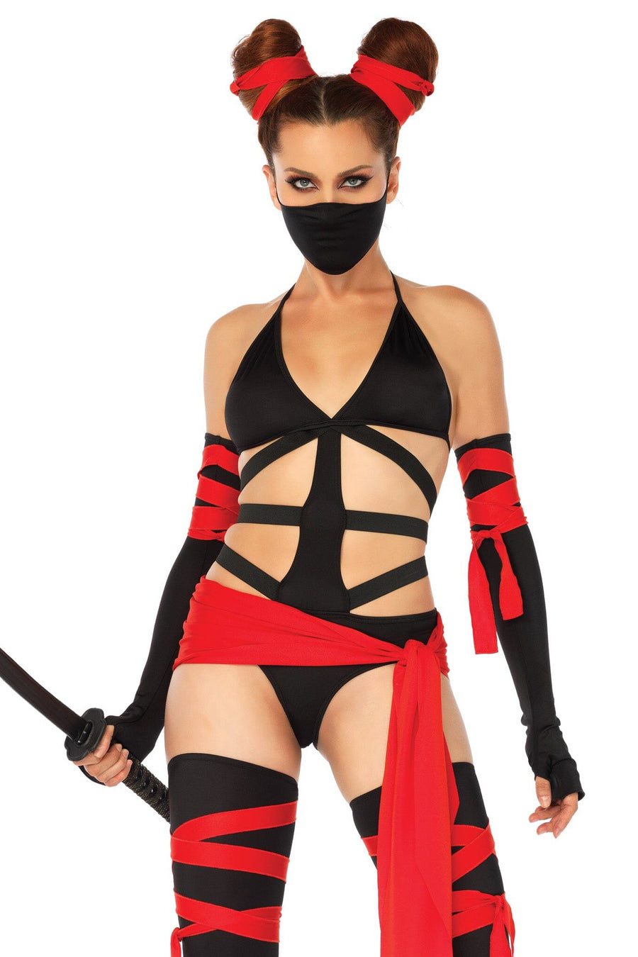 Leg Avenue Killer Ninja Costume in Black 