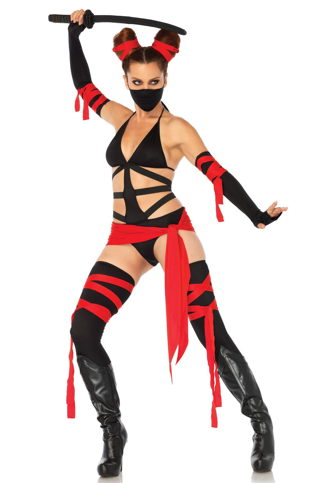 Leg Avenue Killer Ninja Costume in Black  from SexyShoes.com