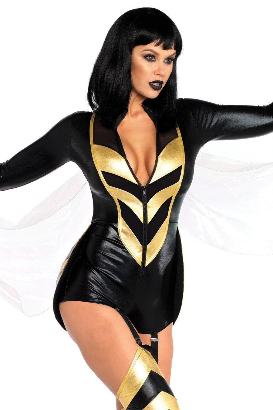 Leg Avenue Hornet Honey Costume in Black 