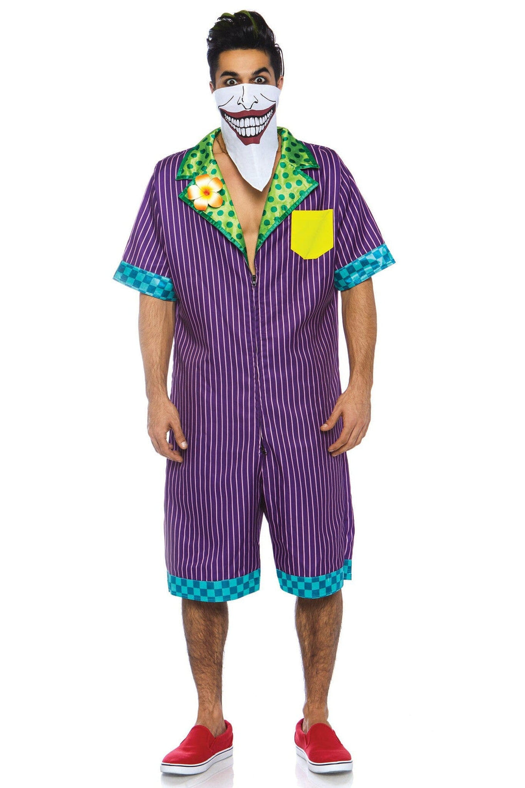 Leg Avenue 2 Piece Super Villain Costume in Multi  from SexyShoes.com