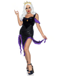 Leg Avenue Sultry Sea Witch Costume in Black 