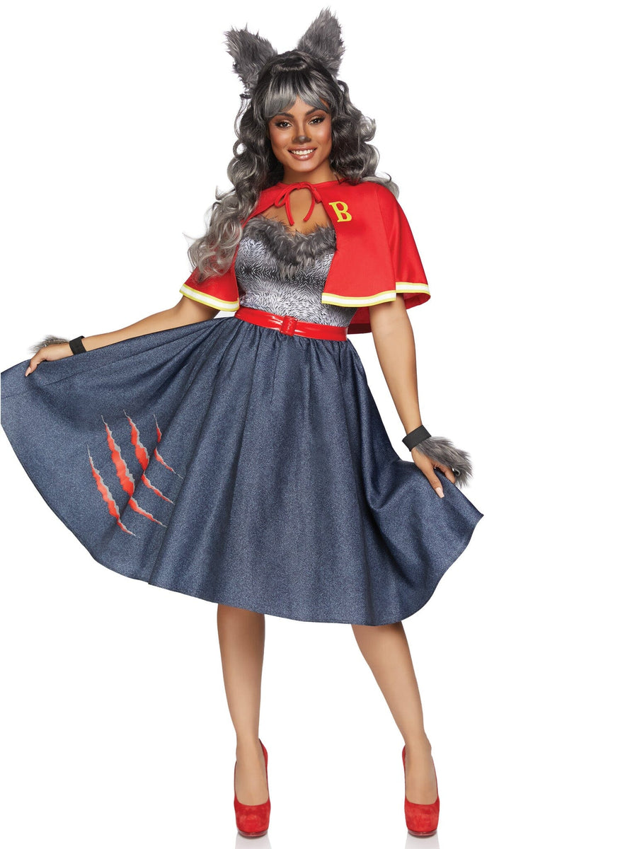 Leg Avenue Teen Wolf Costume in Multi 