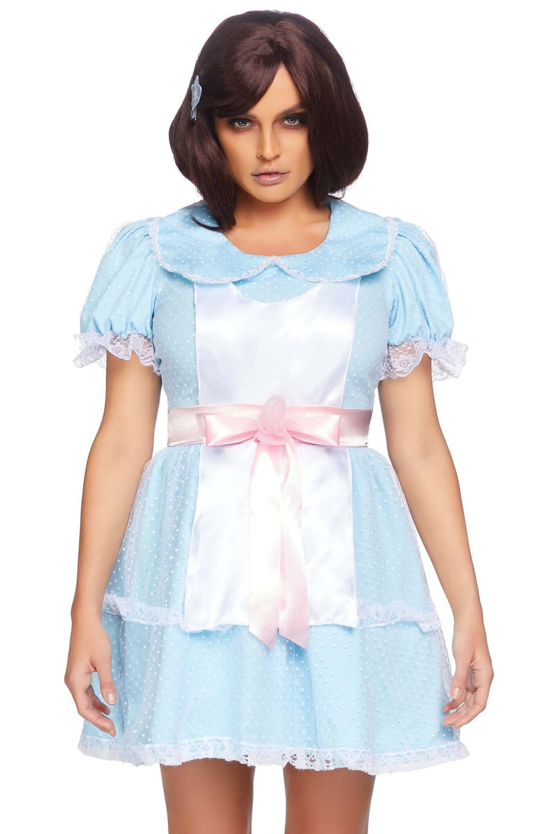 Leg Avenue 2 Piece Creepy Sibling Costume in Blue 