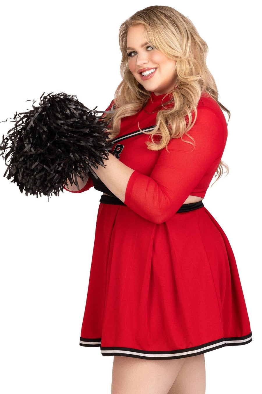 3 Piece Varsity Babe-Cheerleader Costumes-SEXYSHOES.COM
