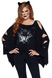 2 Piece Cat Poncho Costume-Animal Costumes-SEXYSHOES.COM