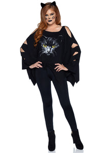 2 Piece Cat Poncho Costume-Animal Costumes-SEXYSHOES.COM