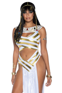 Leg Avenue 2 Piece Egyptian Goddess Costume in White 