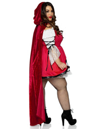 Leg Avenue Plus Size Storybook Red Riding Hood Costume in Red 