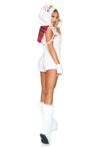 2 Piece Cuddly Llama Costume-Animal Costumes-SEXYSHOES.COM