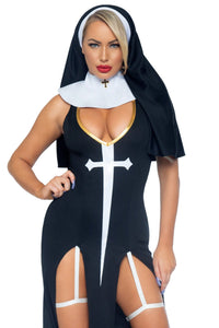 Leg Avenue 3 Piece Sultry Sinner in Black 